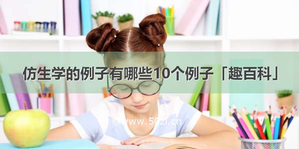 仿生学的例子有哪些10个例子「趣百科」