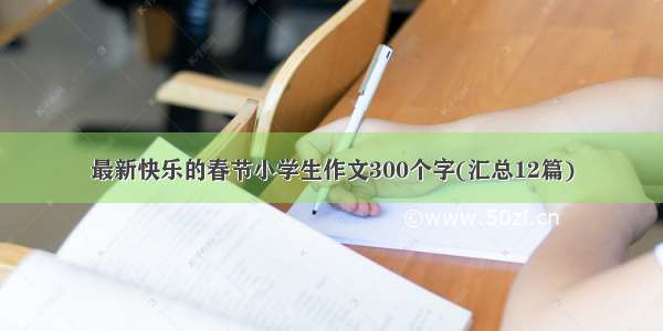 最新快乐的春节小学生作文300个字(汇总12篇)
