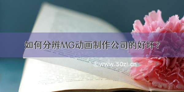 如何分辨MG动画制作公司的好坏？