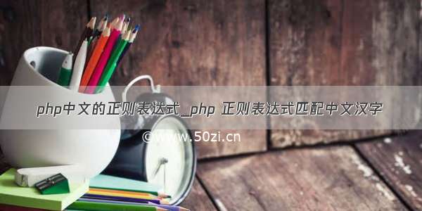 php中文的正则表达式_php 正则表达式匹配中文汉字