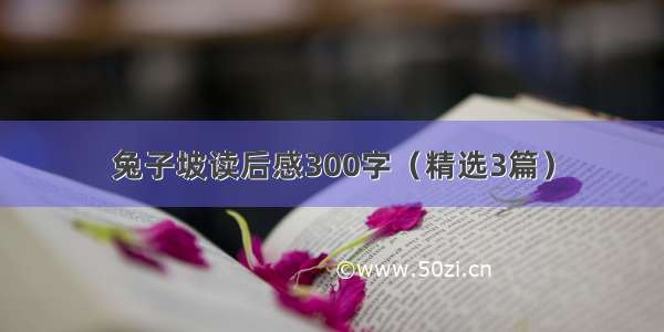 兔子坡读后感300字（精选3篇）