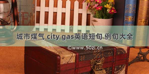 城市煤气 city gas英语短句 例句大全