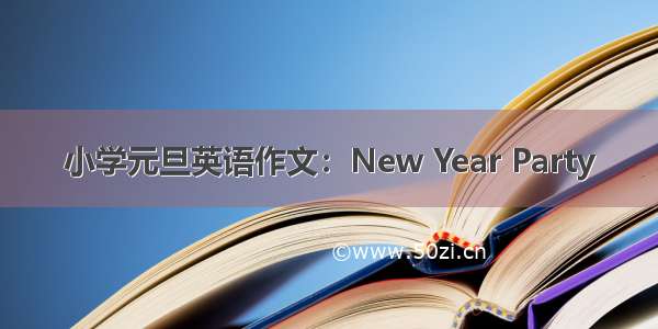 小学元旦英语作文：New Year Party