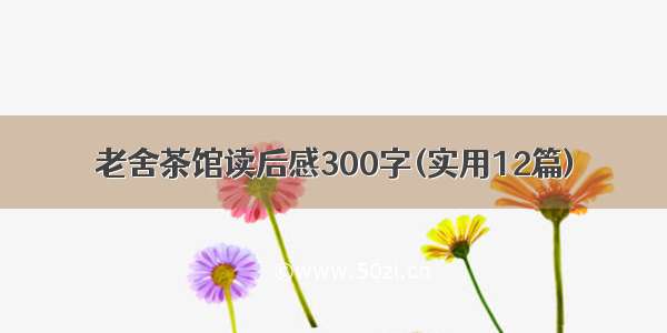 老舍茶馆读后感300字(实用12篇)